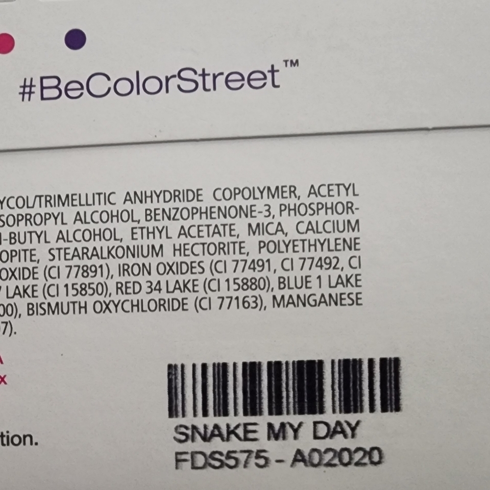 Color Street Nail Polish Strips "Snake My Day", NEW - Picture 6 of 7